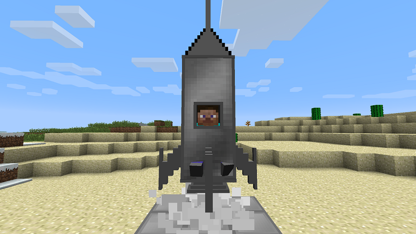 How Do You Make a Rocket to the Moon in Minecraft Without Mods