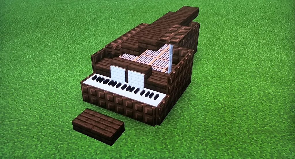 Block is Piano in Minecraft