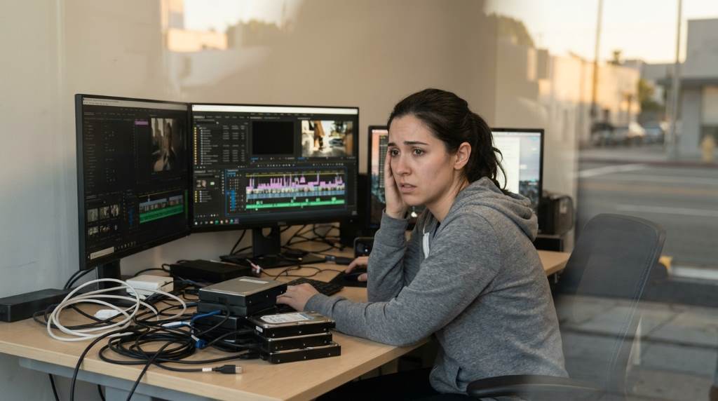 Fast video editing workflow using proxy media files